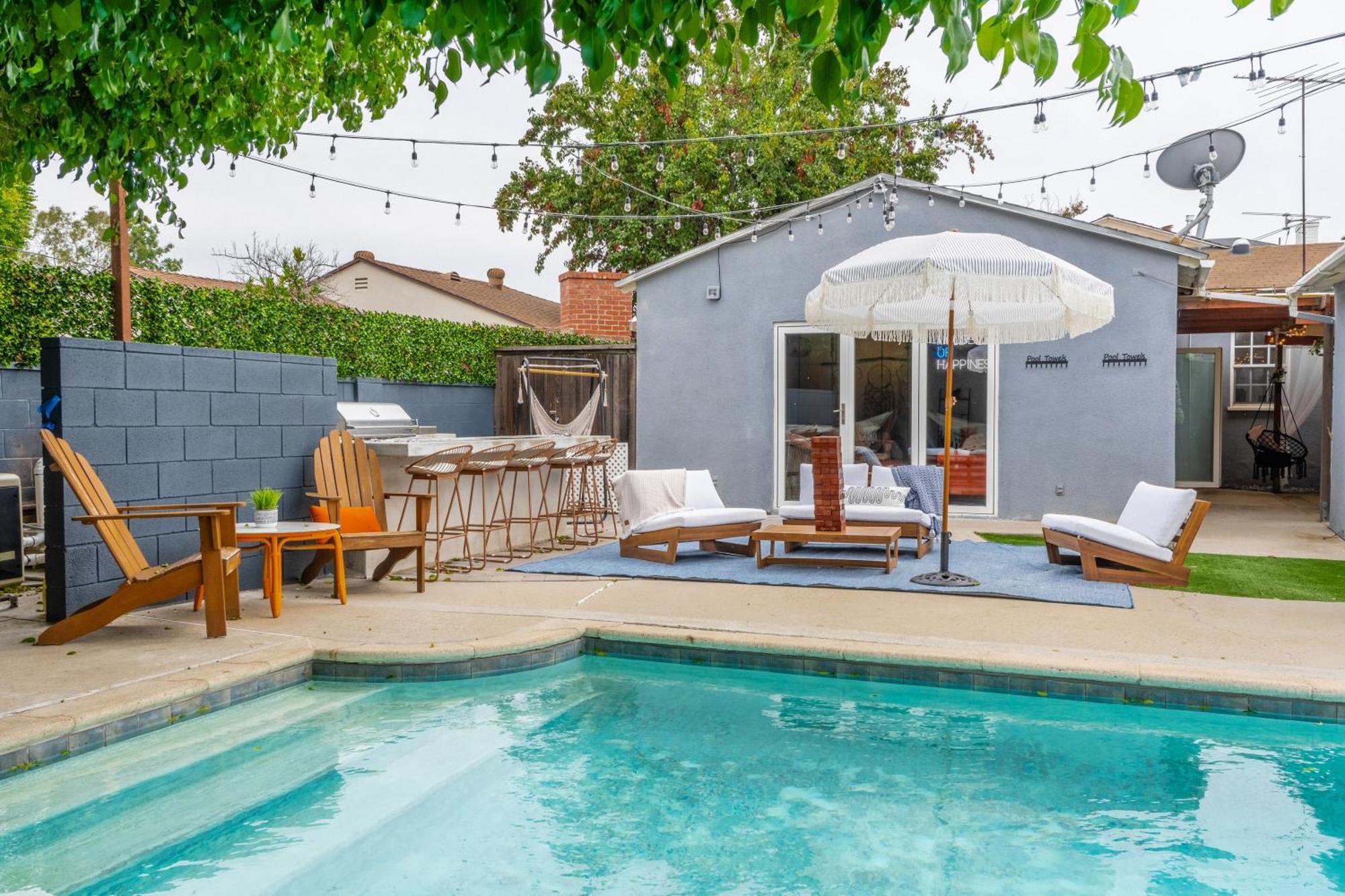 Angel&Rose Universal Hollywood Heated Pool House King Bed Лос Анджелис Екстериор снимка