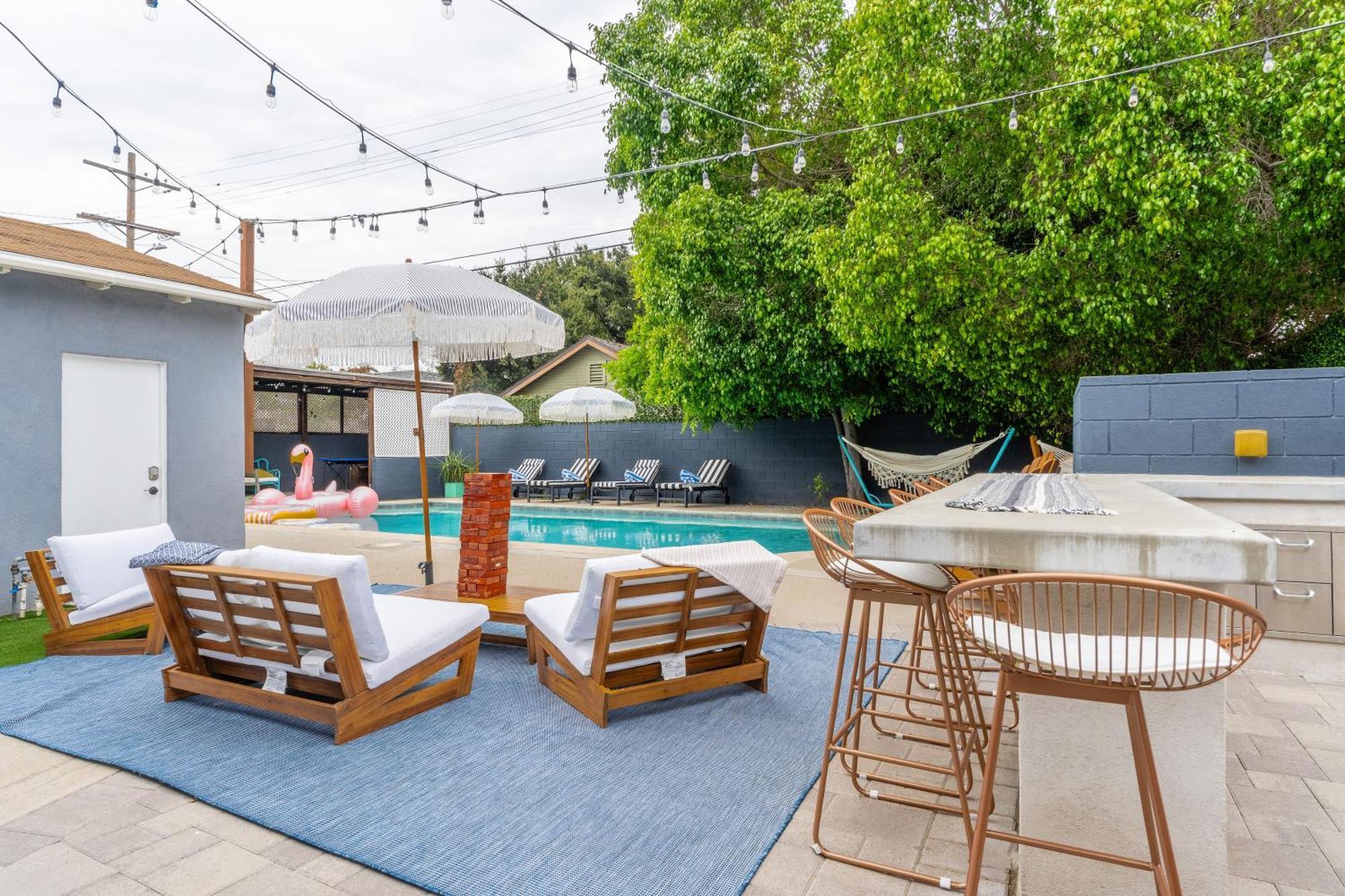 Angel&Rose Universal Hollywood Heated Pool House King Bed Лос Анджелис Екстериор снимка